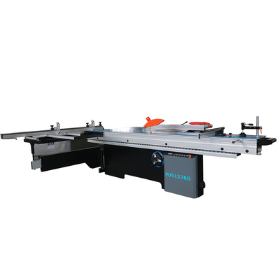 শক্তিশালী 8000rpm ব্লেড স্পিড কাঠের কাজ স্লাইডিং টেবিল সেগ ধুলো এক্সট্রাকশন পোর্ট এবং 220V / 380V ভোল্টেজ